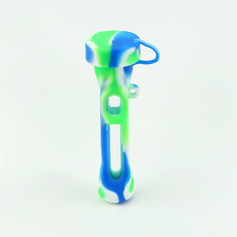 Psychedelic Silicone Glass Hybrid One-Hitter