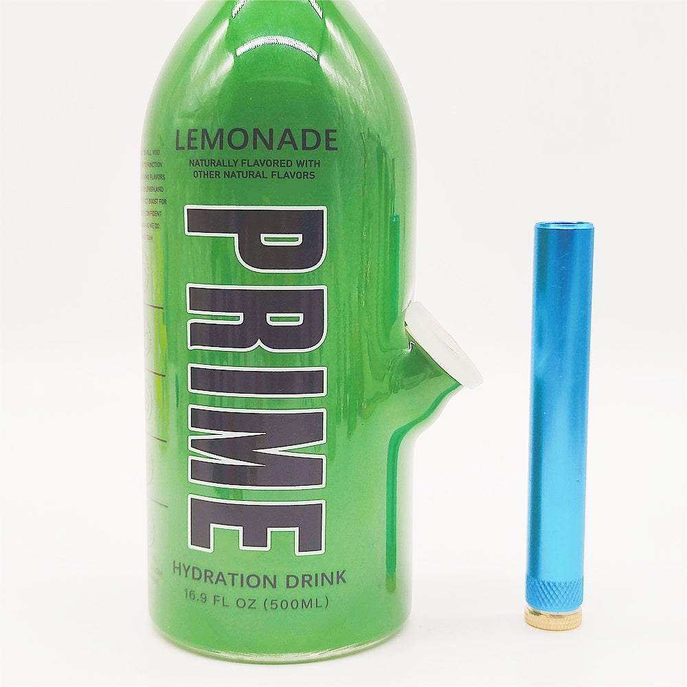 Prime Glass Bong – Green Bottle Replica