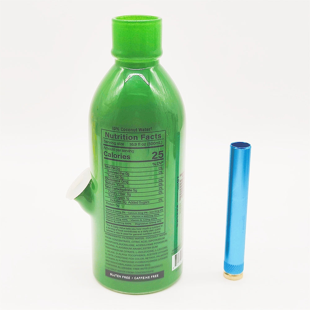 Prime Glass Bong – Green Bottle Replica