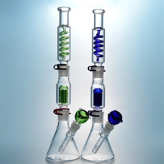 Premium Condenser Coil Glass Bong