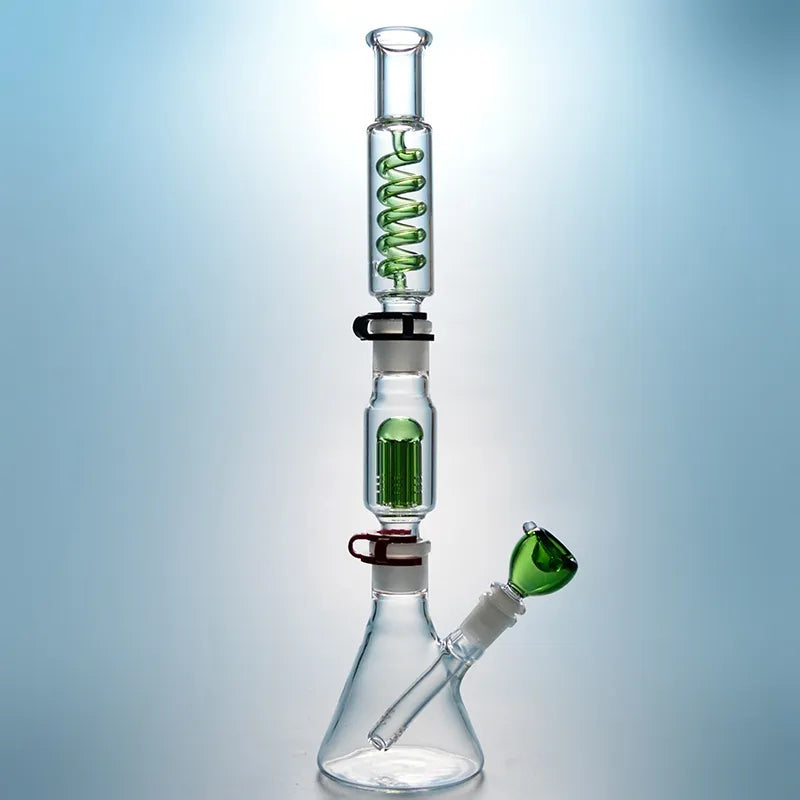 Premium Condenser Coil Glass Bong