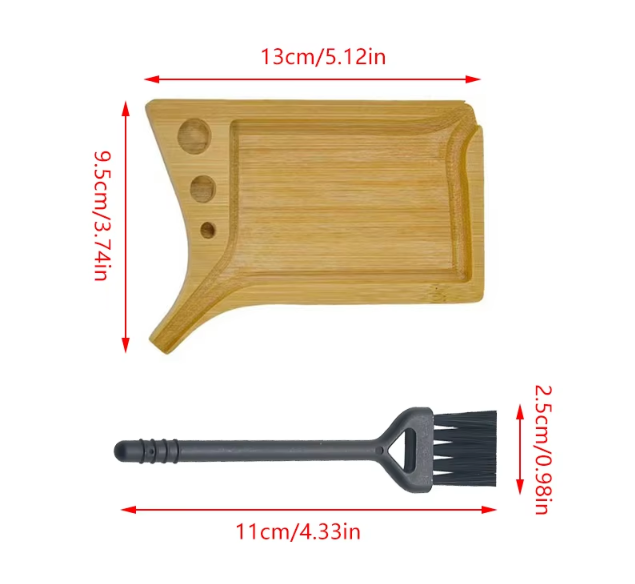 Wood Rolling Joint Prep Tray