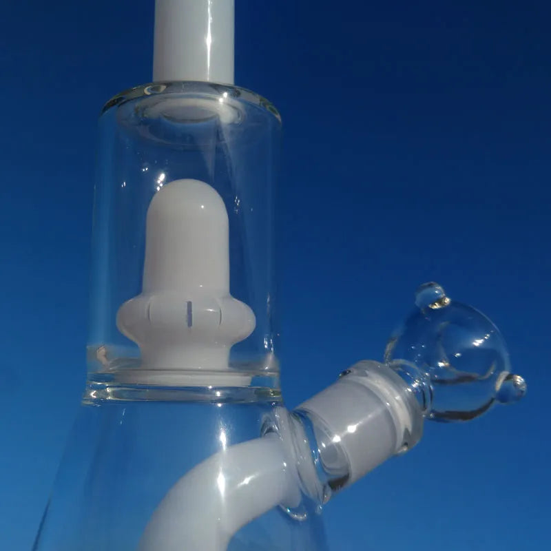 The White Bubbler Beaker Bong