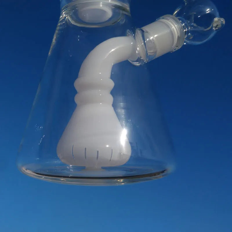 The White Bubbler Beaker Bong