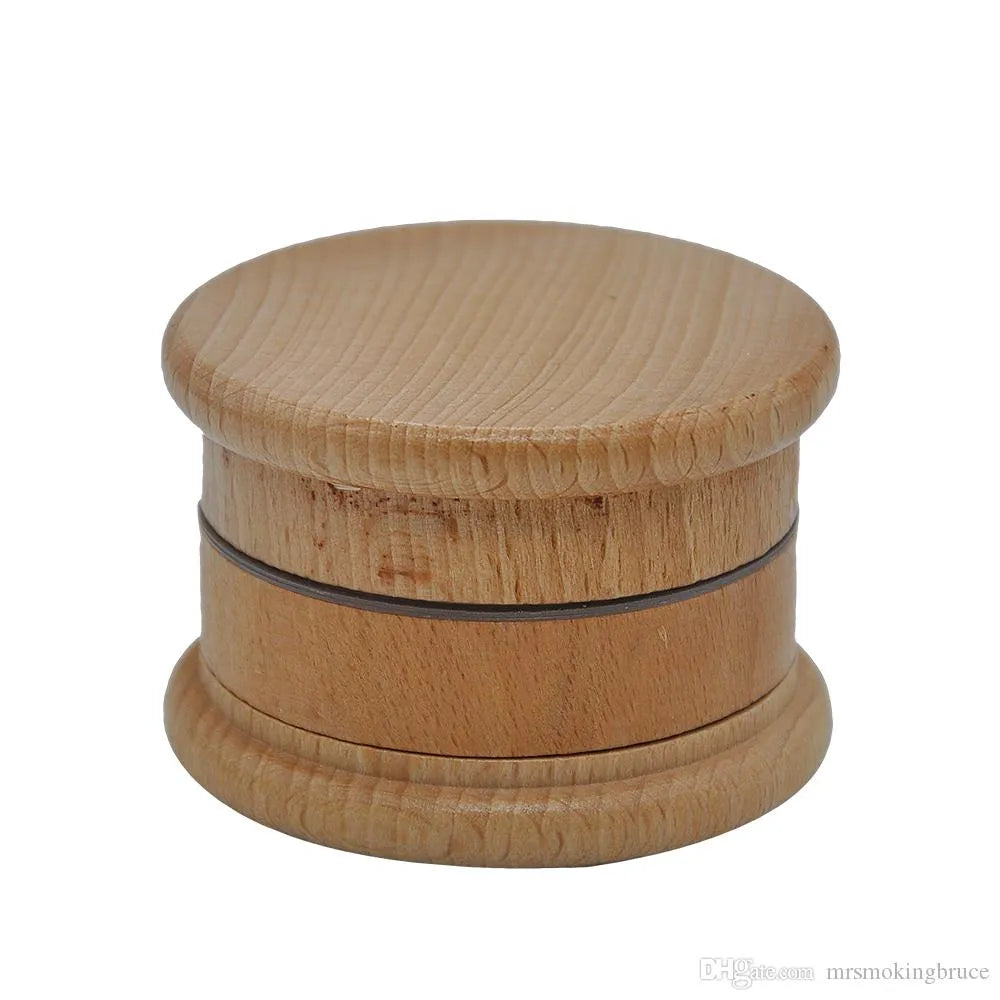 CHROMIUM CRUSHER Natural Wood - 3 Layer Grinder