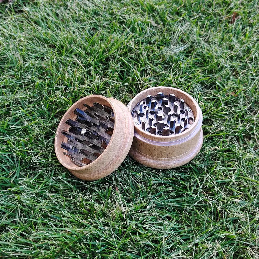 CHROMIUM CRUSHER Natural Wood - 3 Layer Grinder