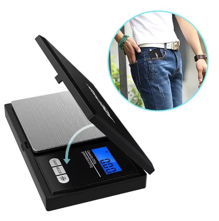 Electronic Digital Pocket Scale with LCD Backlit Display 200g/0.01g